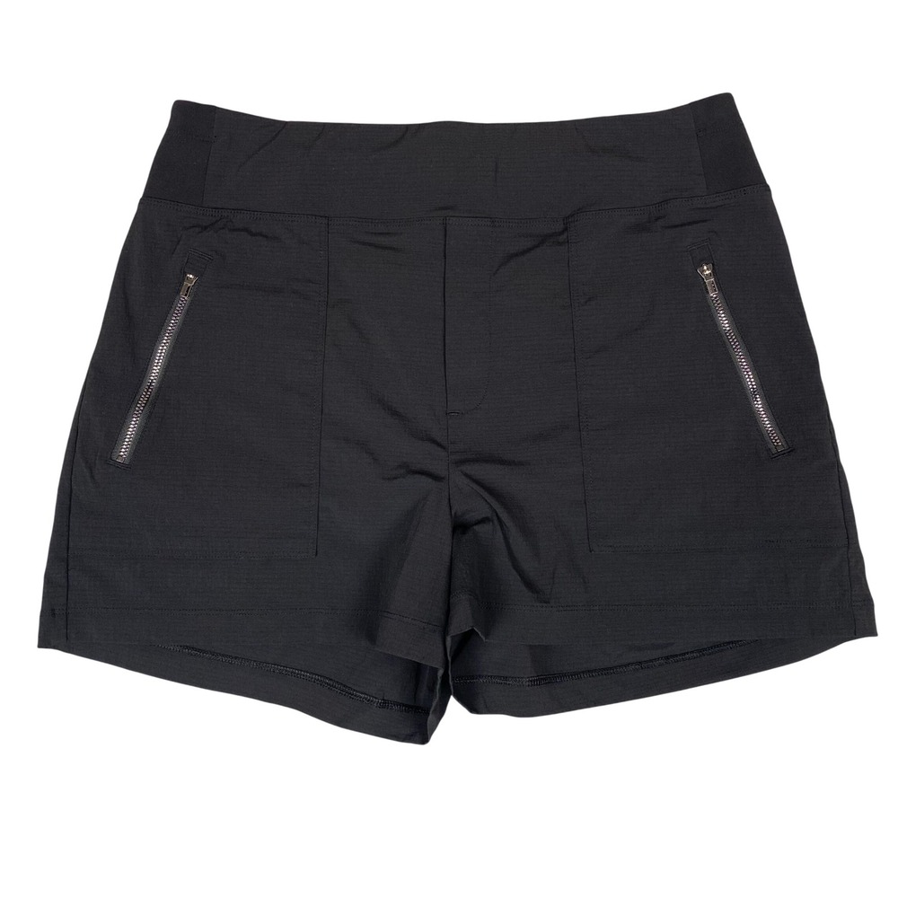 Athleta Trekkie North Ripstop Hiking Shorts Women 8 Black